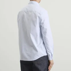 A.P.C. Greg Logo Button Down Stripe Shirt