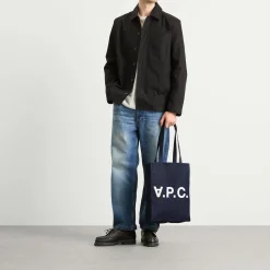 A.P.C. Laure Denim Tote Bag