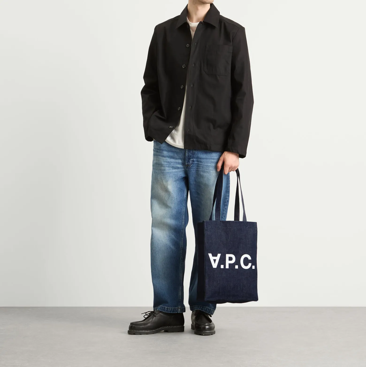 A.P.C. Laure Denim Tote Bag