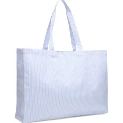 A.P.C. Striped Poplin Diane Shopping Tote