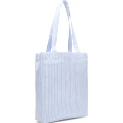 A.P.C. Striped Poplin Lou Tote Bag