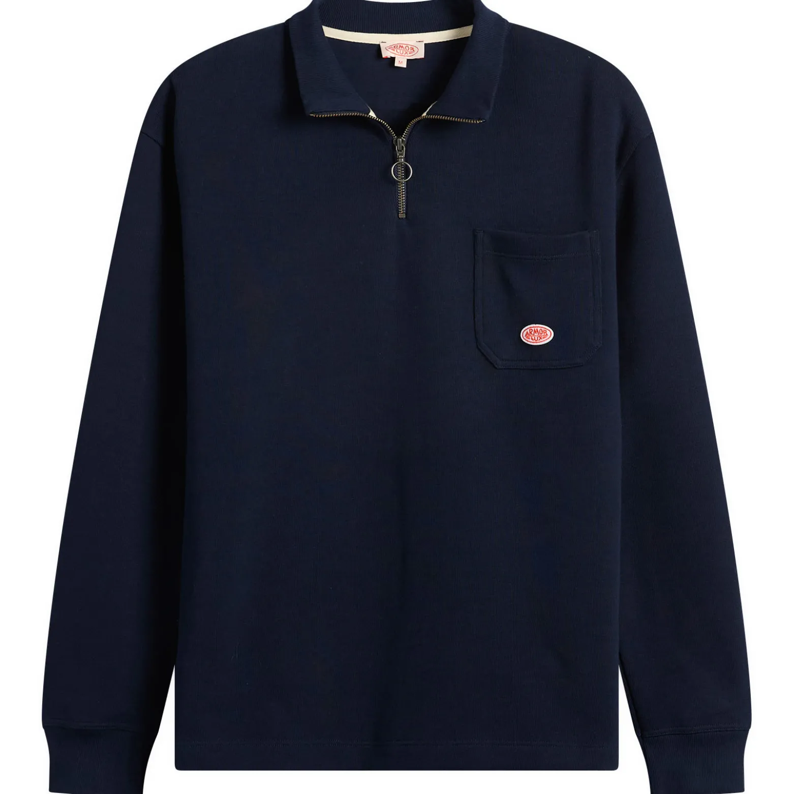 Armor-Lux Half Zip Pocket Sweatshirt