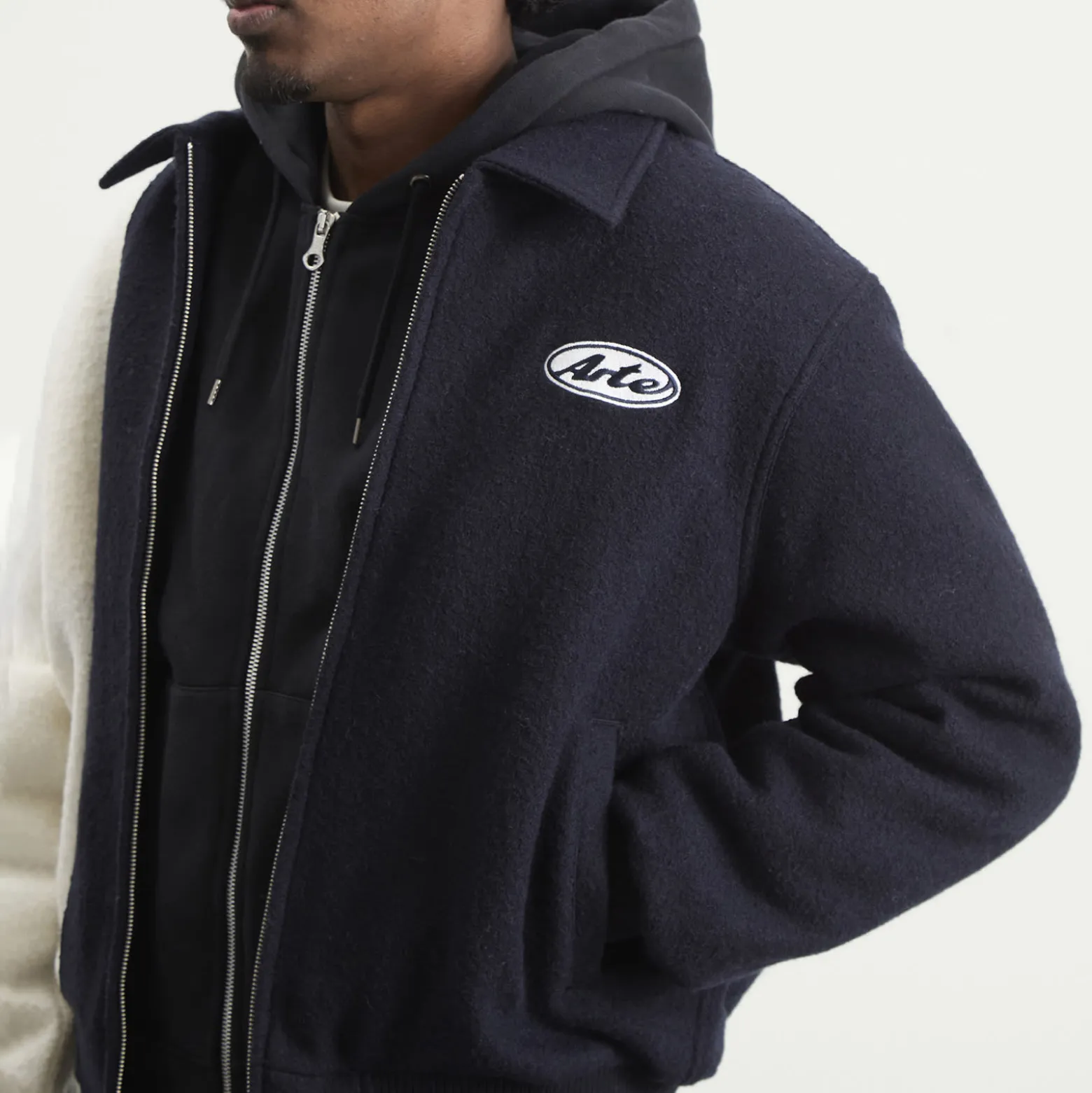 Arte Wool Varsity Jacket
