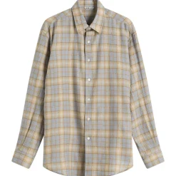 Auralee Airy Wool Check Shirt