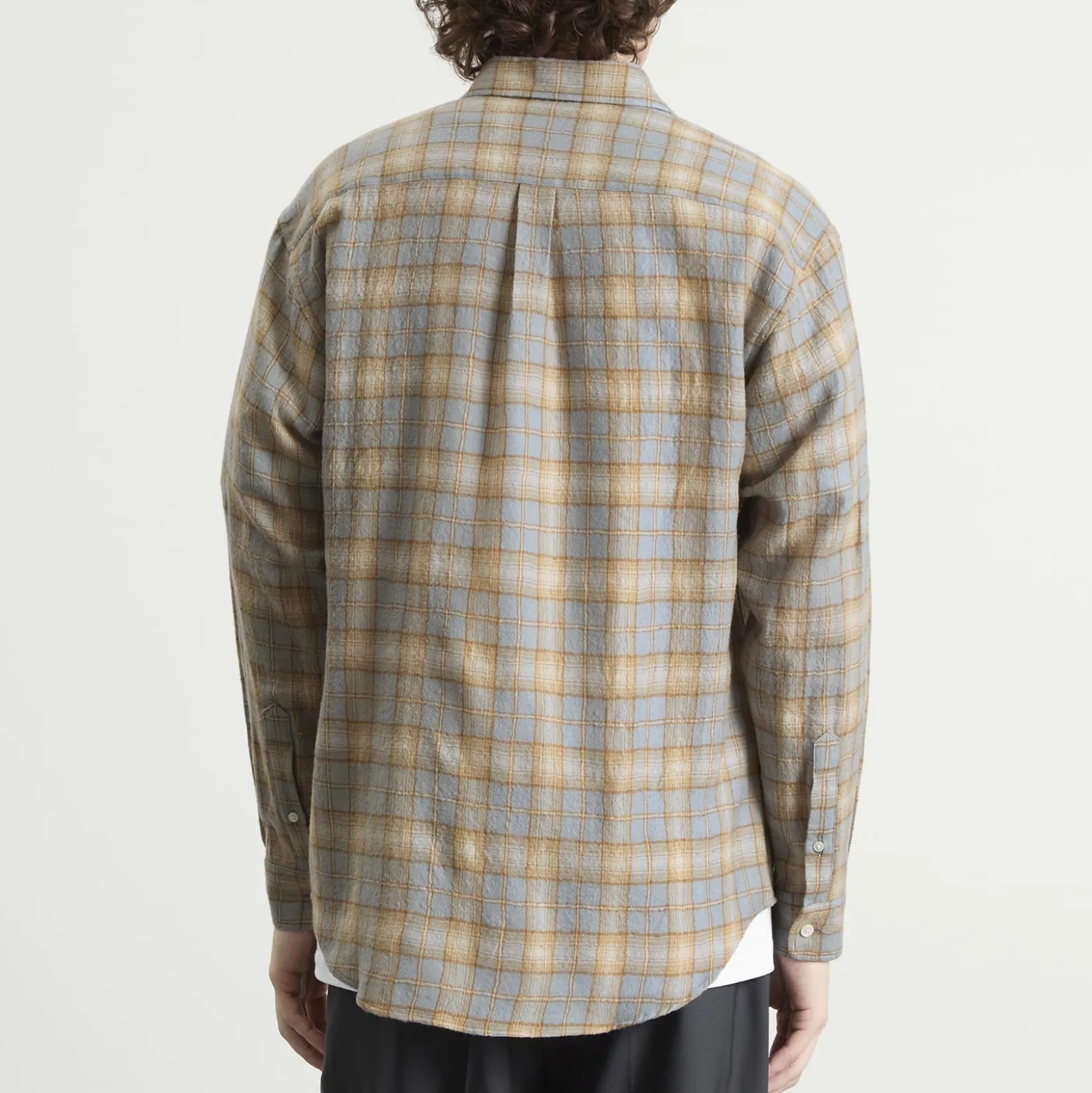 Auralee Airy Wool Check Shirt