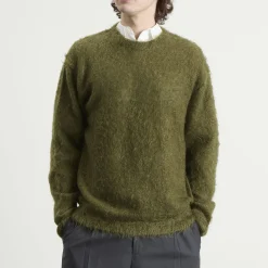 Auralee Brushed Kid Mohair Jumper