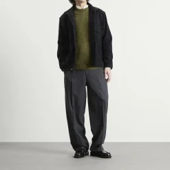 Auralee Brushed Kid Mohair Jumper