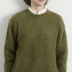 Auralee Brushed Kid Mohair Jumper