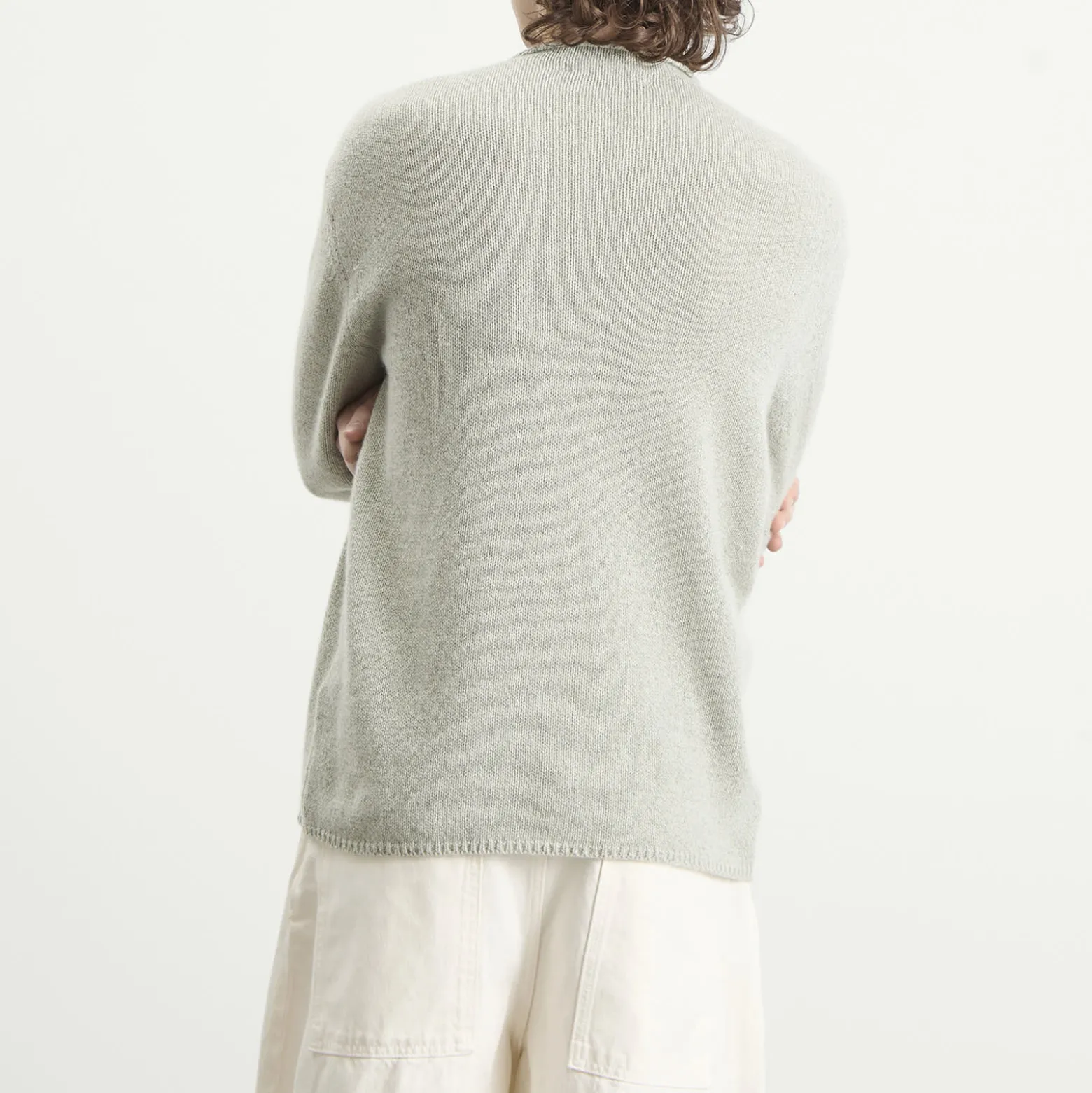 Auralee Cashmere Silk Melange Knit Jumper