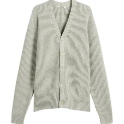 Auralee Cashmere Silk Melange Knit Cardigan