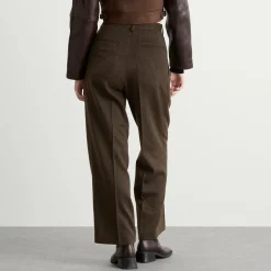 Auralee Flannel Two-Tuck Trousers