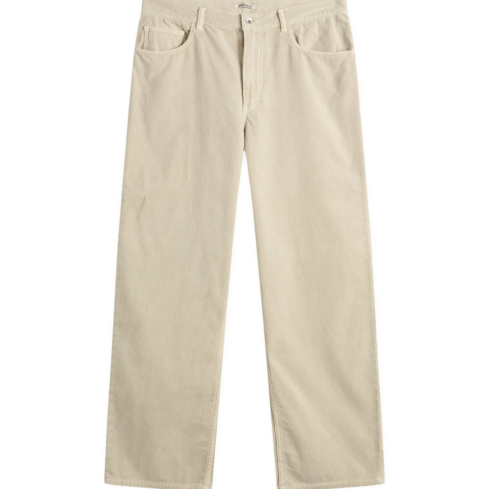 Auralee Garment-Dyed Corduroy Wide Pants
