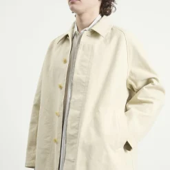 Auralee Garment-Dyed Cotton Heavy Twill Short Coat