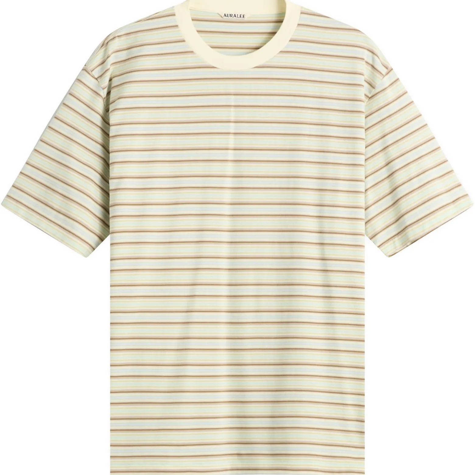 Auralee Gradient Stripe Jersey T-Shirt