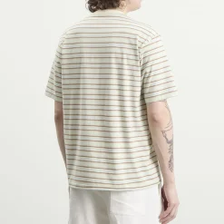 Auralee Gradient Stripe Jersey T-Shirt