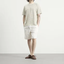Auralee Gradient Stripe Jersey T-Shirt