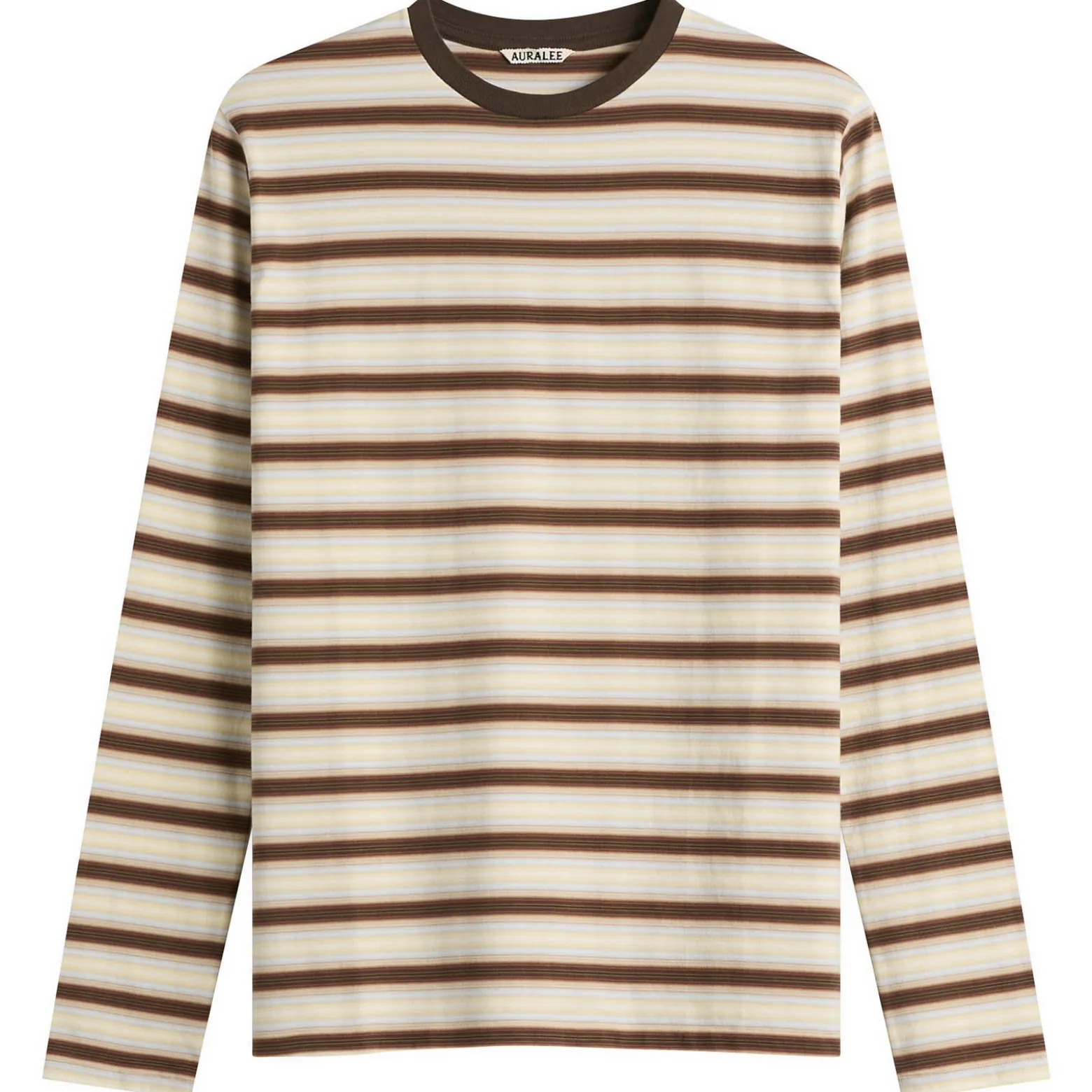 Auralee Gradient Stripe Long Sleeve T-Shirt