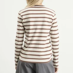 Auralee Gradient Stripe Long Sleeve T-Shirt