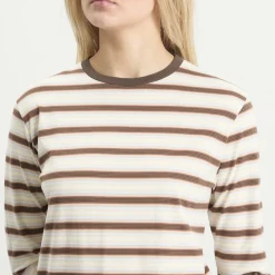Auralee Gradient Stripe Long Sleeve T-Shirt