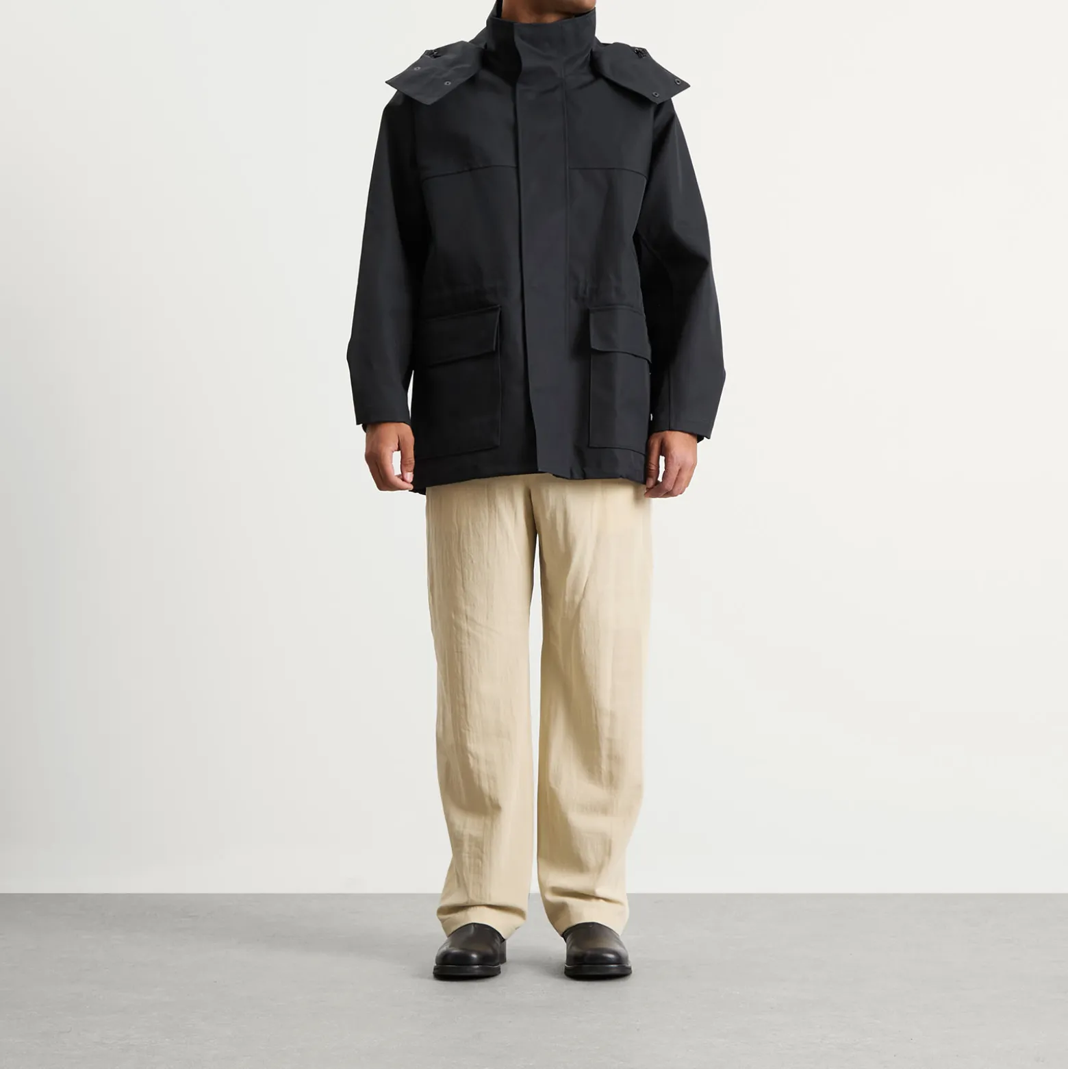 Auralee High-Density Bonded Cotton Gabardine Blouson