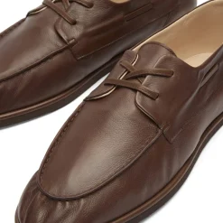Auralee Leather Deck Shoes
