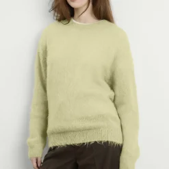 Auralee Mohair Knit Pullover