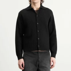 Auralee Rib Knit Cardigan