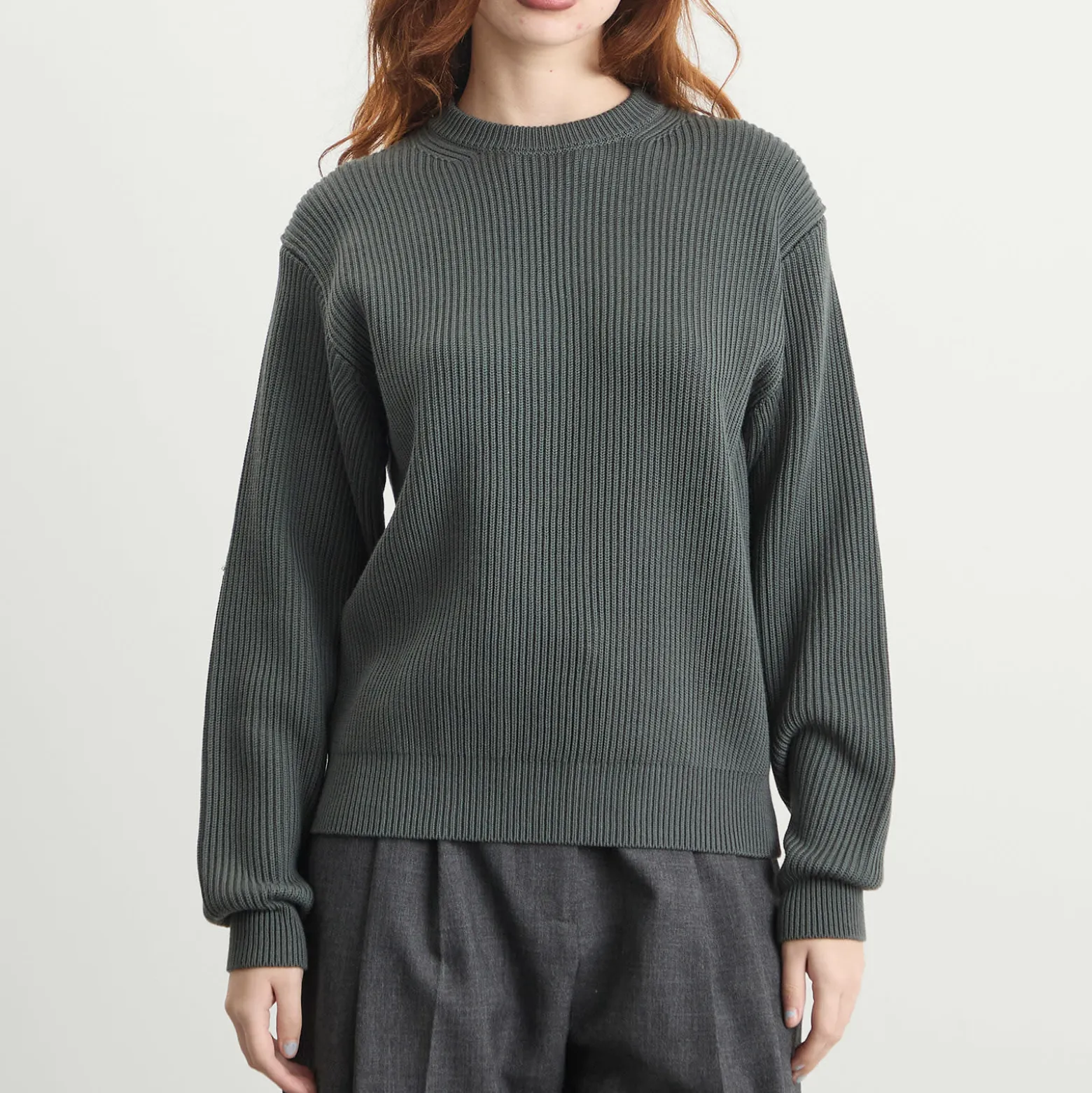 Auralee Soft Rib Knit Pullover