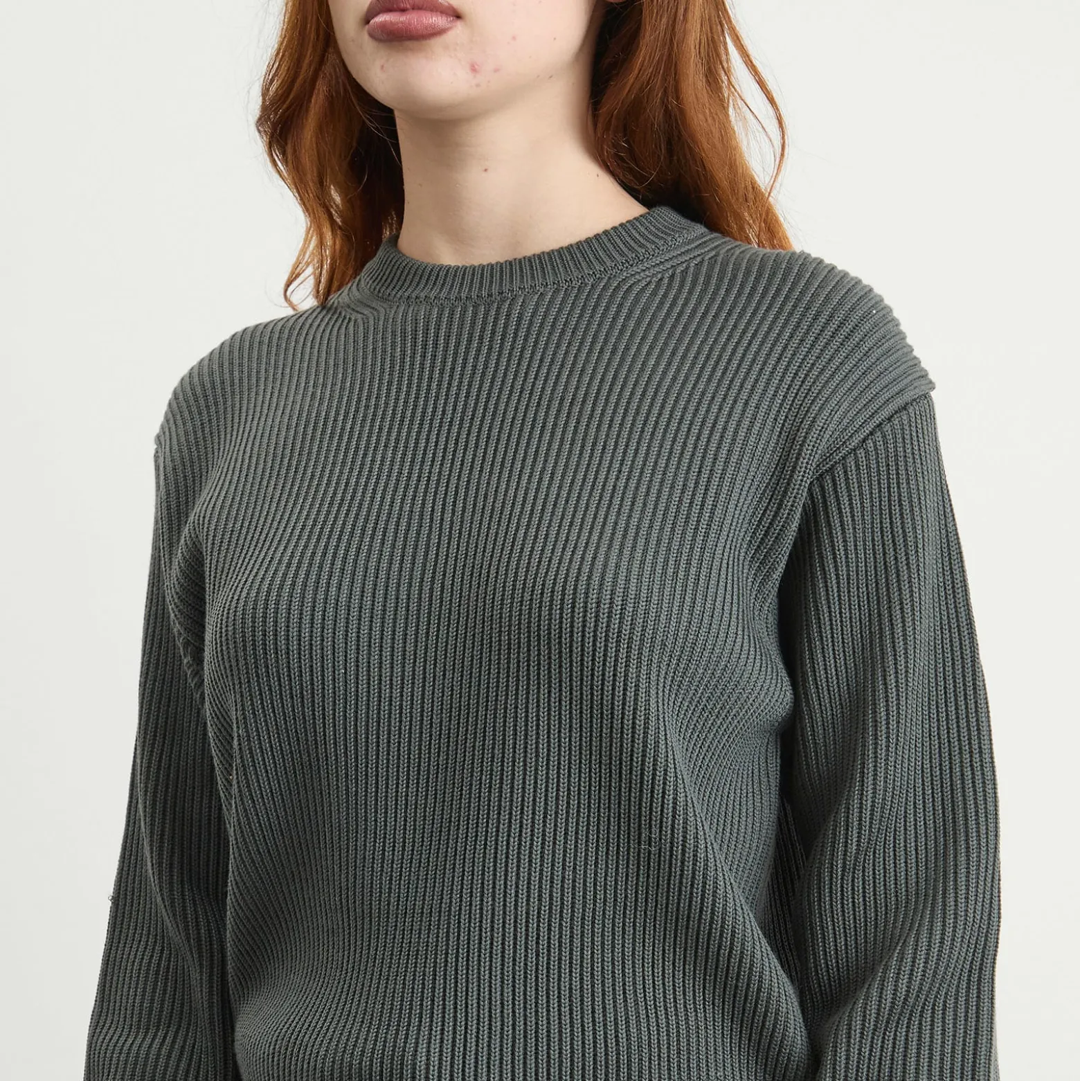 Auralee Soft Rib Knit Pullover