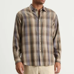 Auralee *Super Light Wool Check Shirt