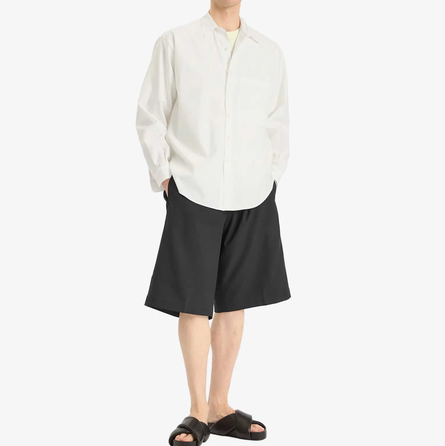 Auralee Washed Finx Twill Big Shirt