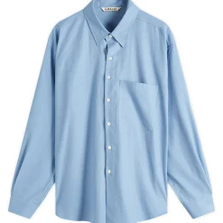 Auralee Washed Finx Twill Big Shirt