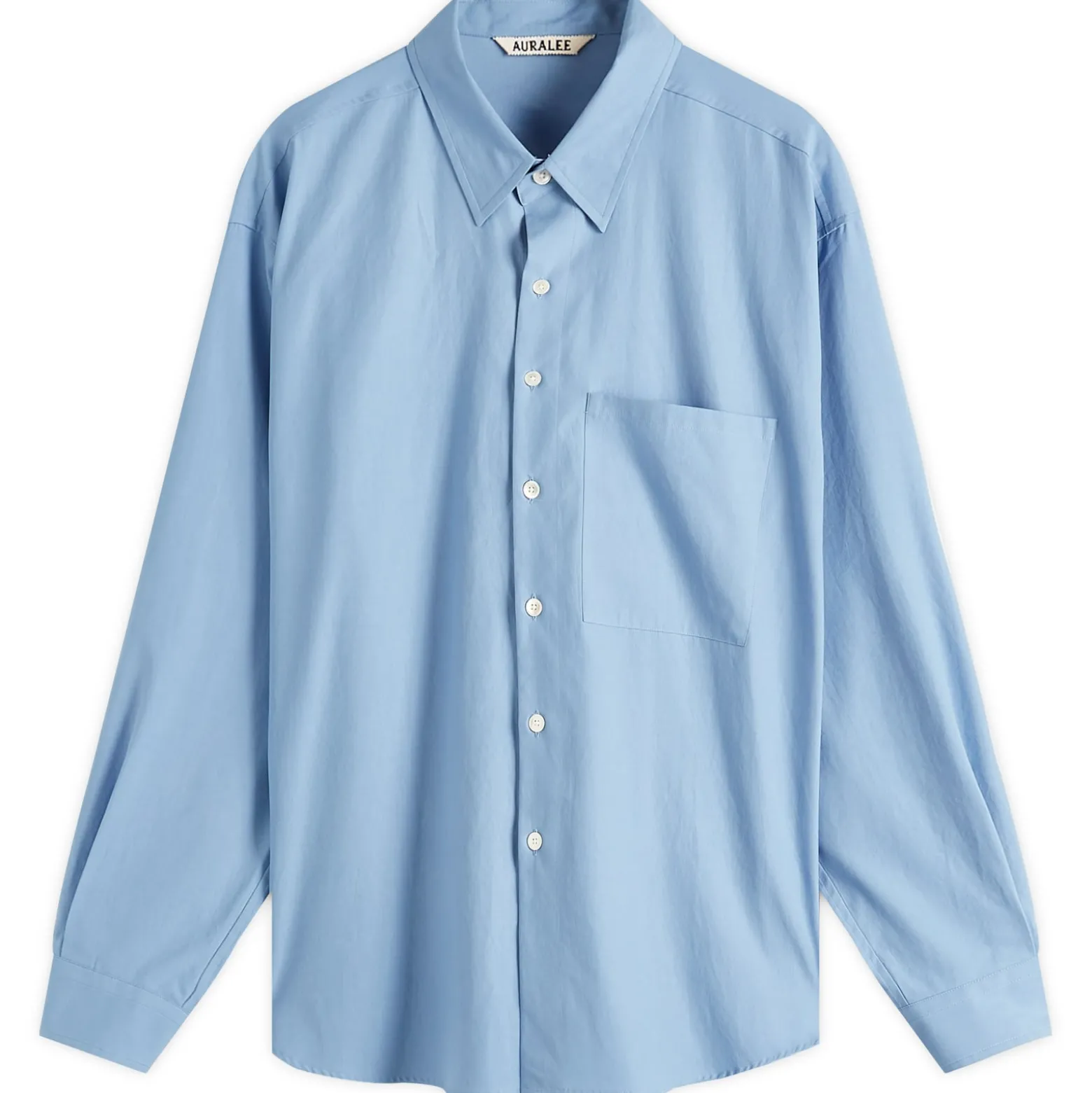 Auralee Washed Finx Twill Big Shirt
