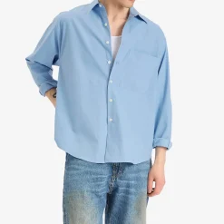 Auralee Washed Finx Twill Big Shirt