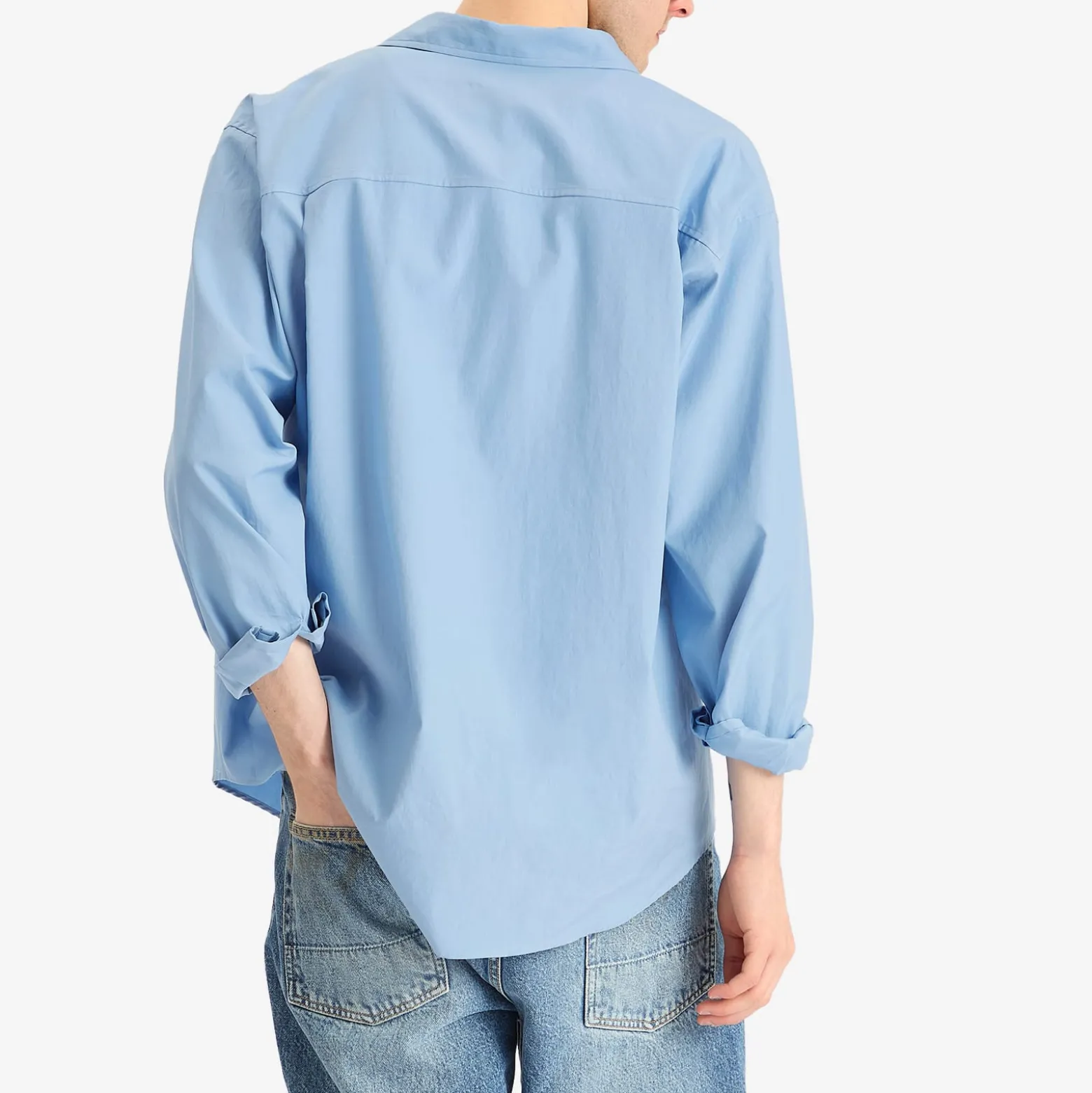 Auralee Washed Finx Twill Big Shirt
