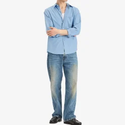 Auralee Washed Finx Twill Big Shirt
