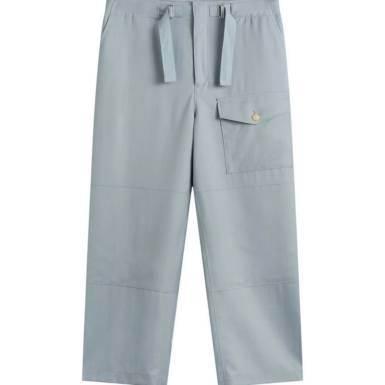 Auralee Wool Herringbone Cargo Pants