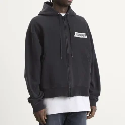 Balenciaga Masking Tape Jersey Zip Up