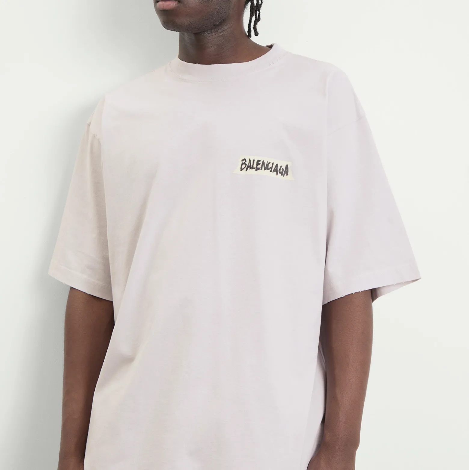 Balenciaga Masking Tape Jersey T-Shirt