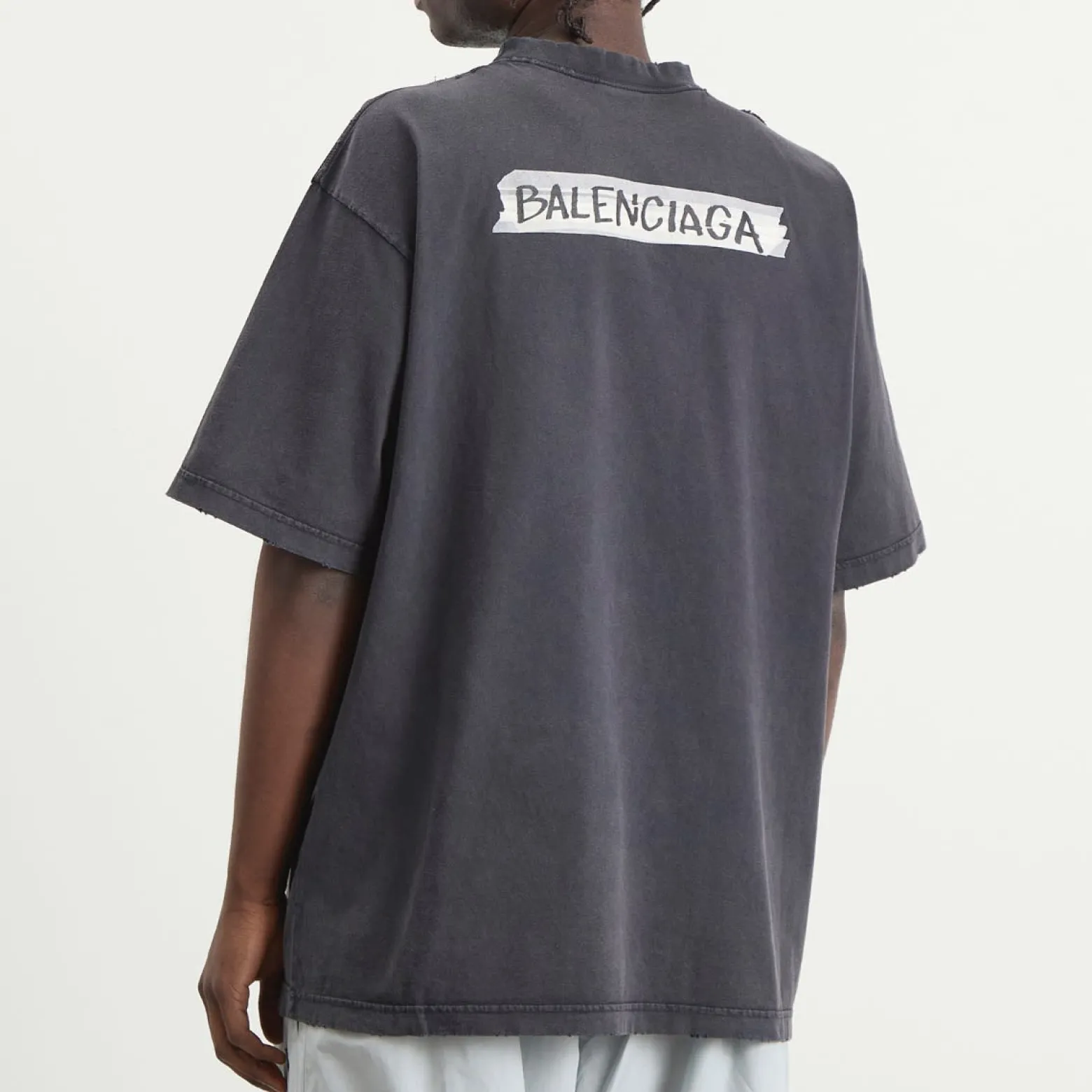 Balenciaga Masking Tape Jersey T-Shirt