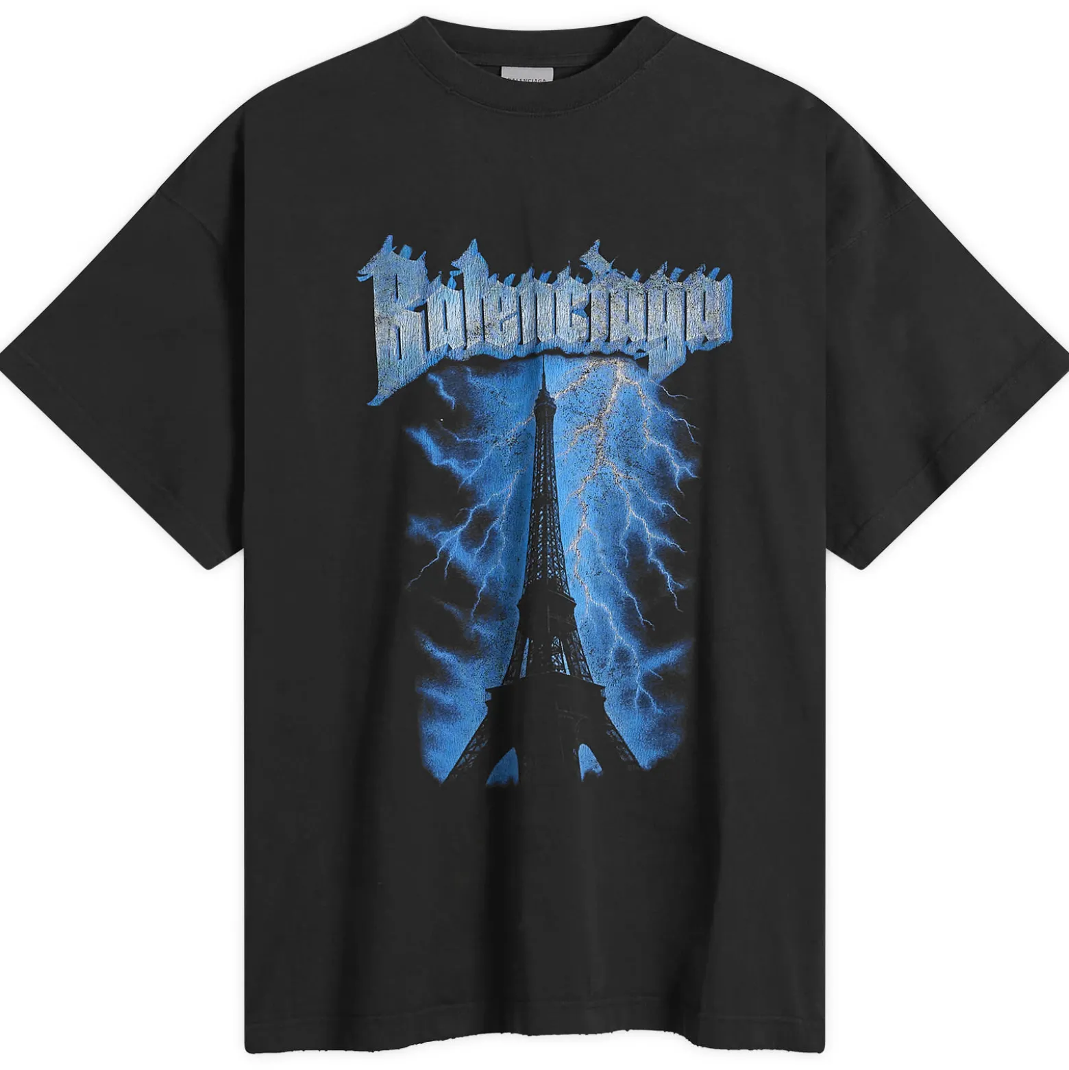 Balenciaga Metal Merch Paris Oversized T-Shirt