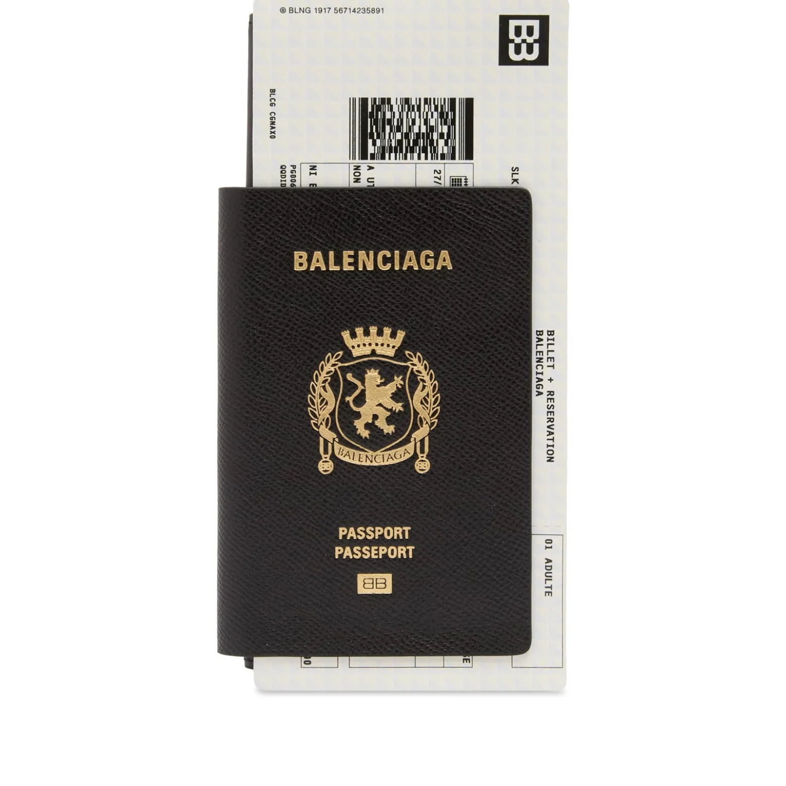 Balenciaga Passport Zip Wallet