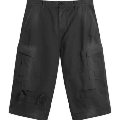 Balenciaga Ripstop Cropped Cargo Pants