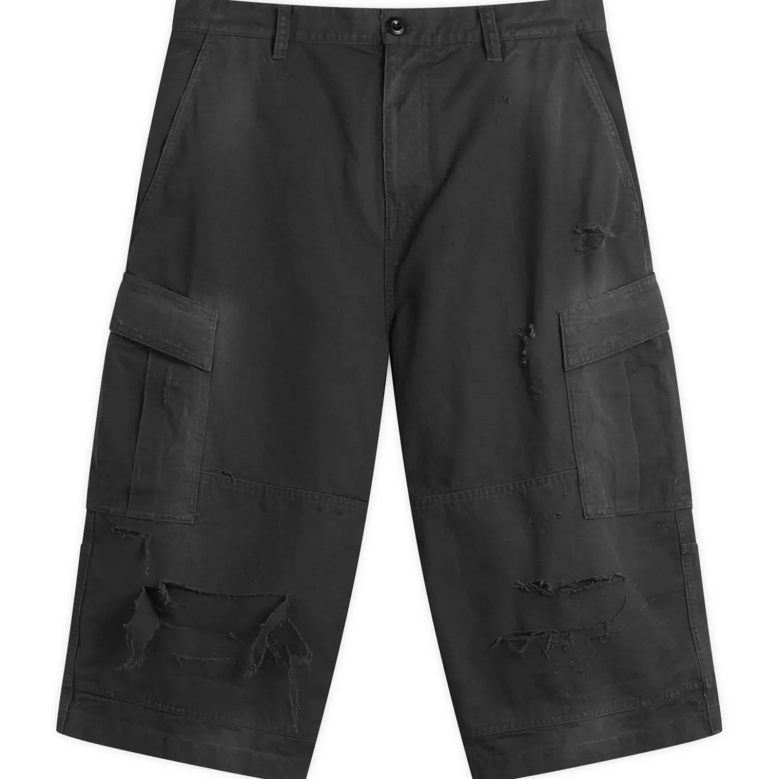 Balenciaga Ripstop Cropped Cargo Pants