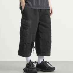 Balenciaga Ripstop Cropped Cargo Pants