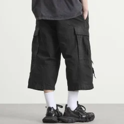 Balenciaga Ripstop Cropped Cargo Pants