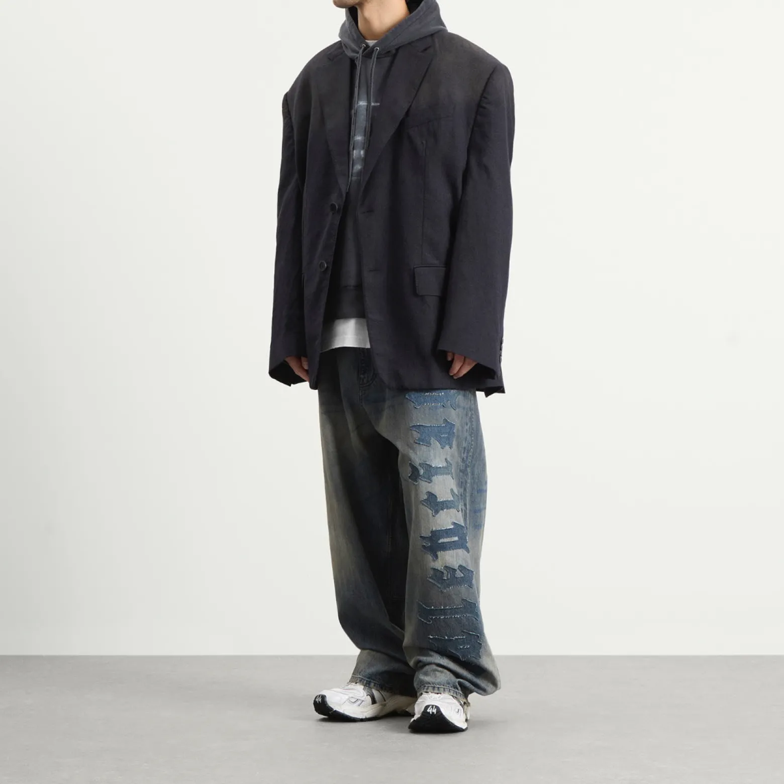 Balenciaga Shadow Prince Of Wales Check Blazer