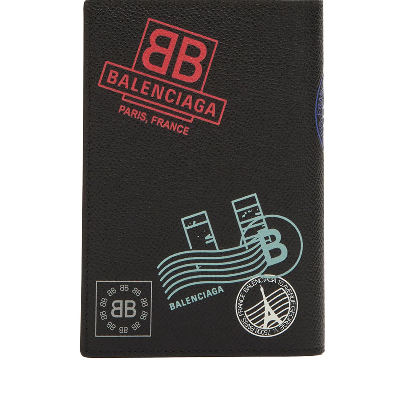 Balenciaga Stamps Passport Holder