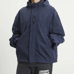 Balenciaga Techno Cotton Hooded Rain Jacket