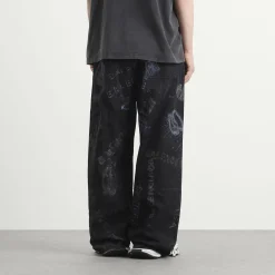 Balenciaga Washed Crayon Baggy Trousers